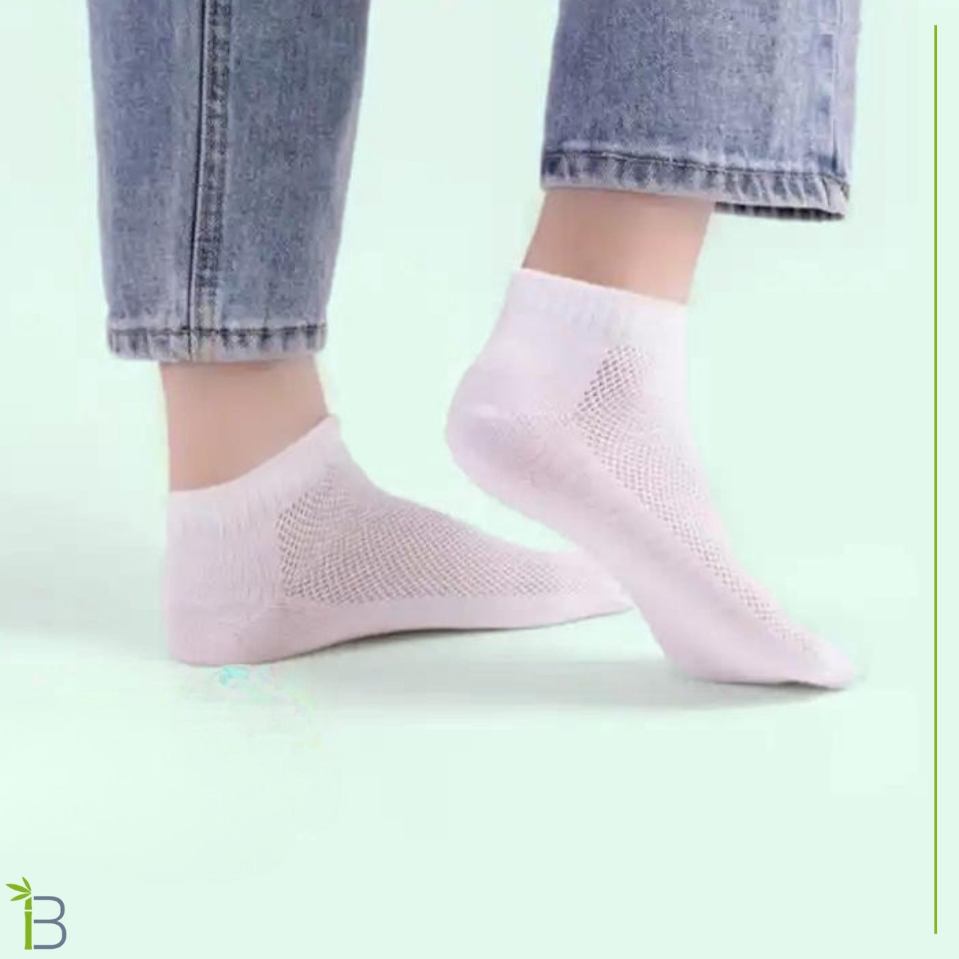 Ankle Socks for Women, 3 Pack, White