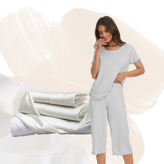 The VIP Sleep Set: Bamboo Pajamas & Luxe Sheets