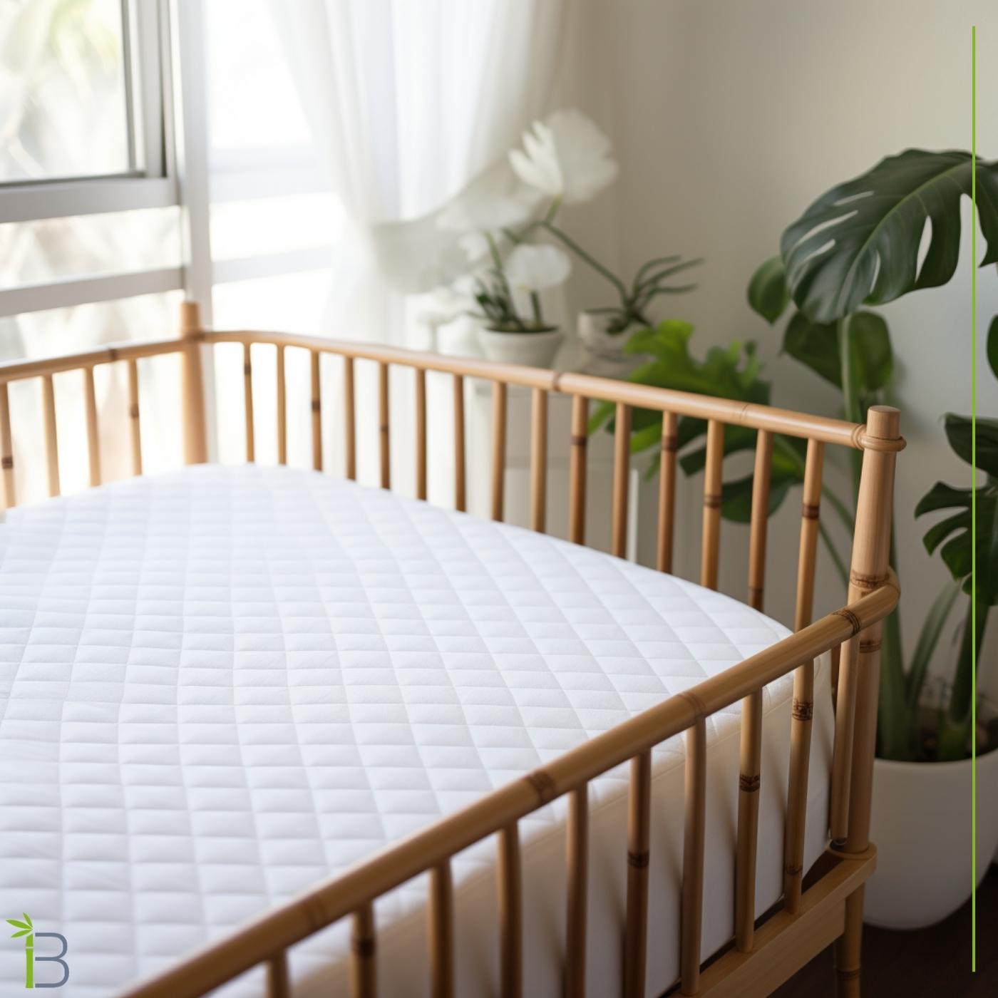 Bamboo Crib Mattress Protector